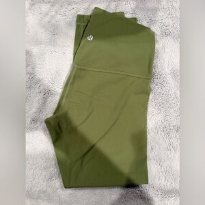 Lululemon align leggings, size 6, sage green